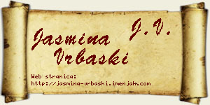 Jasmina Vrbaški vizit kartica